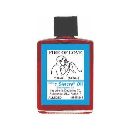 7 Sisters Fire of Love Oil 1/2oz strengthens passion and desire between two people