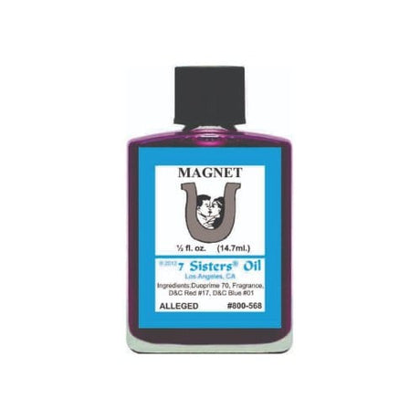 7 sisters magnet oil (1/2 fl. oz.) - to magnetize others toward you