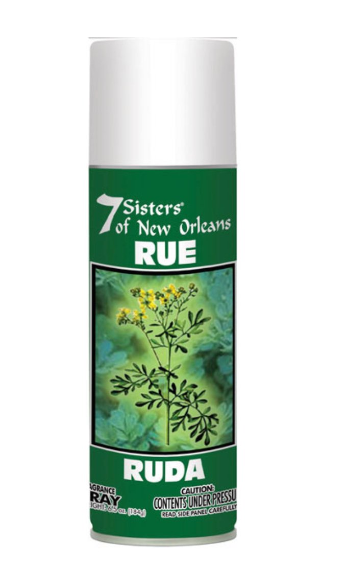 7 Sisters of New Orleans Rue Spray/Aerosol for financial assistance, remove negative energy, improve luck - Shop Cosmic Healing