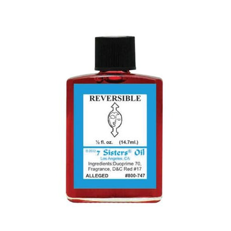 7 Sisters Reversible Oil 1/2 oz to use as a mirror shield to reverse any spells, curses and any harmful evil - Shop Cosmic Healing