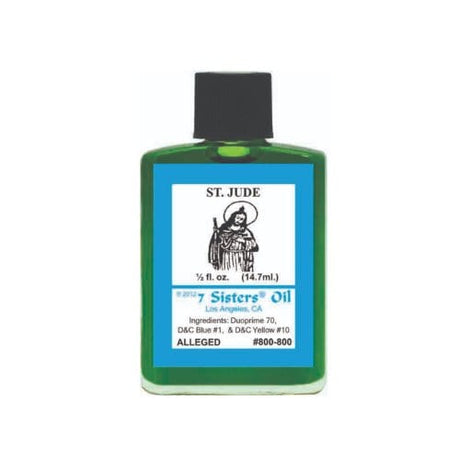 Saint jude oil (1/2 fl. oz) by 7 sisters - for overcoming difficult cases and issues