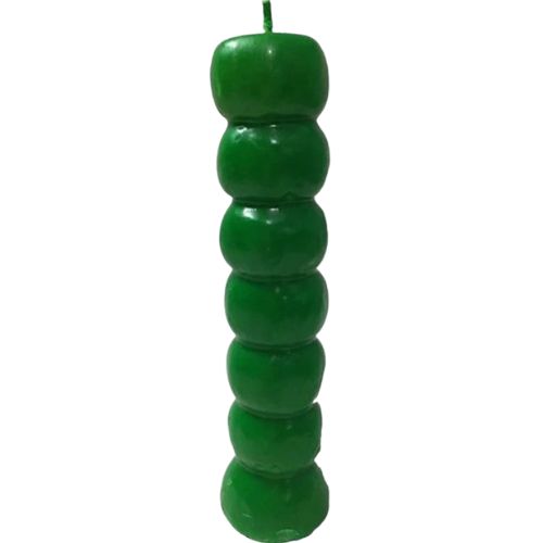 7 Knob Green Wishing Candle 7"  (Veladora de Siete Nudos Verde)