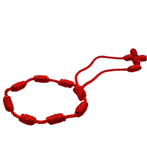 7 Knot Red Thread Bracelet