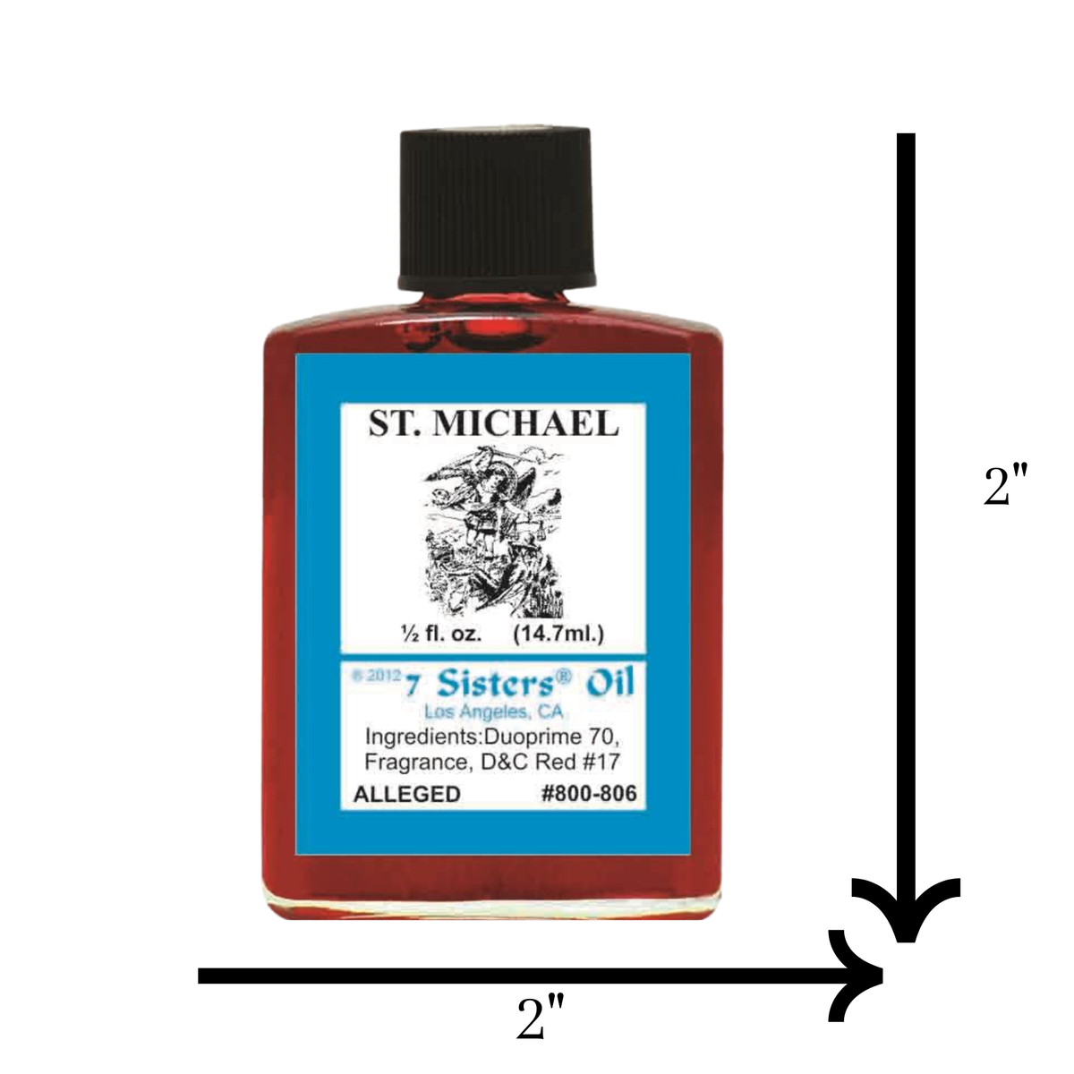 7 Sister's Saint Michael Oil - 1/2 oz for protection, courage and deliverance from enemies (Copy)
