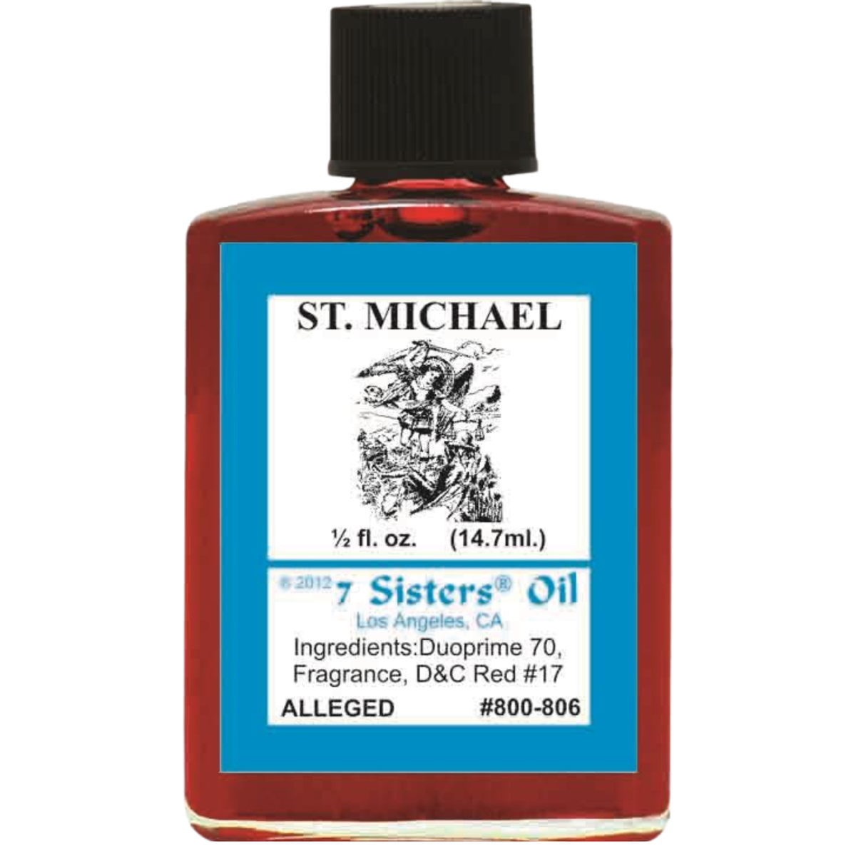 7 Sister's Saint Michael Oil - 1/2 oz for protection, courage and deliverance from enemies (Copy)
