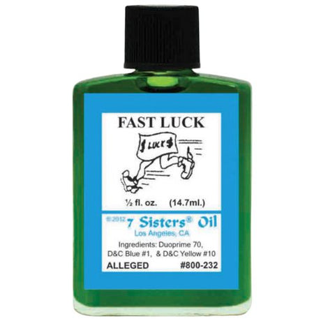 7 Sisters Fast Luck Oil 1/2oz.- Shop Cosmic Healing