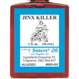 7 Sisters Jinx Killer Oil 1/2 oz  (Aciete Contra El Mal) to help remove any jinx or evil spell and protect against harmful forces.
