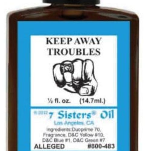 7 Sis Keep Away Troubles Oil 1/2 | Shop Cosmic Healing 