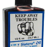 7 Sis Spiritual Oil Keep Away Troubles 1/2 oz. | Shop Cosmic Healing 