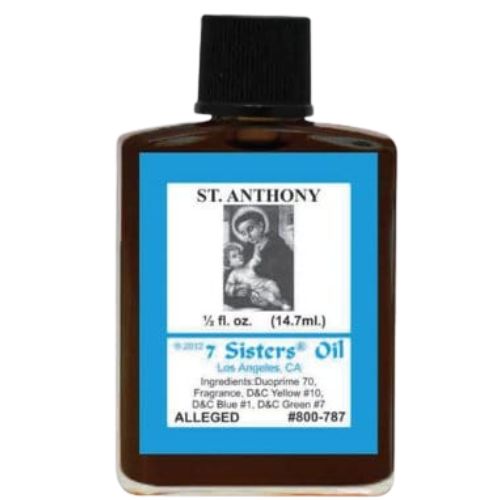 7 Sisters Saint Anthony Oil 1/2 fl. oz. - Shop Cosmic Healing
