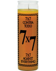 7x7 (Contra Todo) Against Everything Candle- Gold - Shop Cosmic Healing