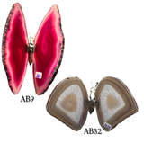 Agate Slice Geode Butterfly Gemstone