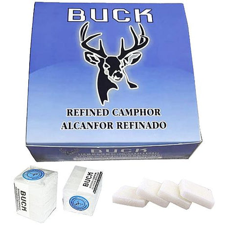 Buck Camphor Tablets 4pcs (Tabletas de Alcanfor 4pc) for destroying all kinds of negative entities, spiritual cleansing and to stimulate psychic sight (Copy)