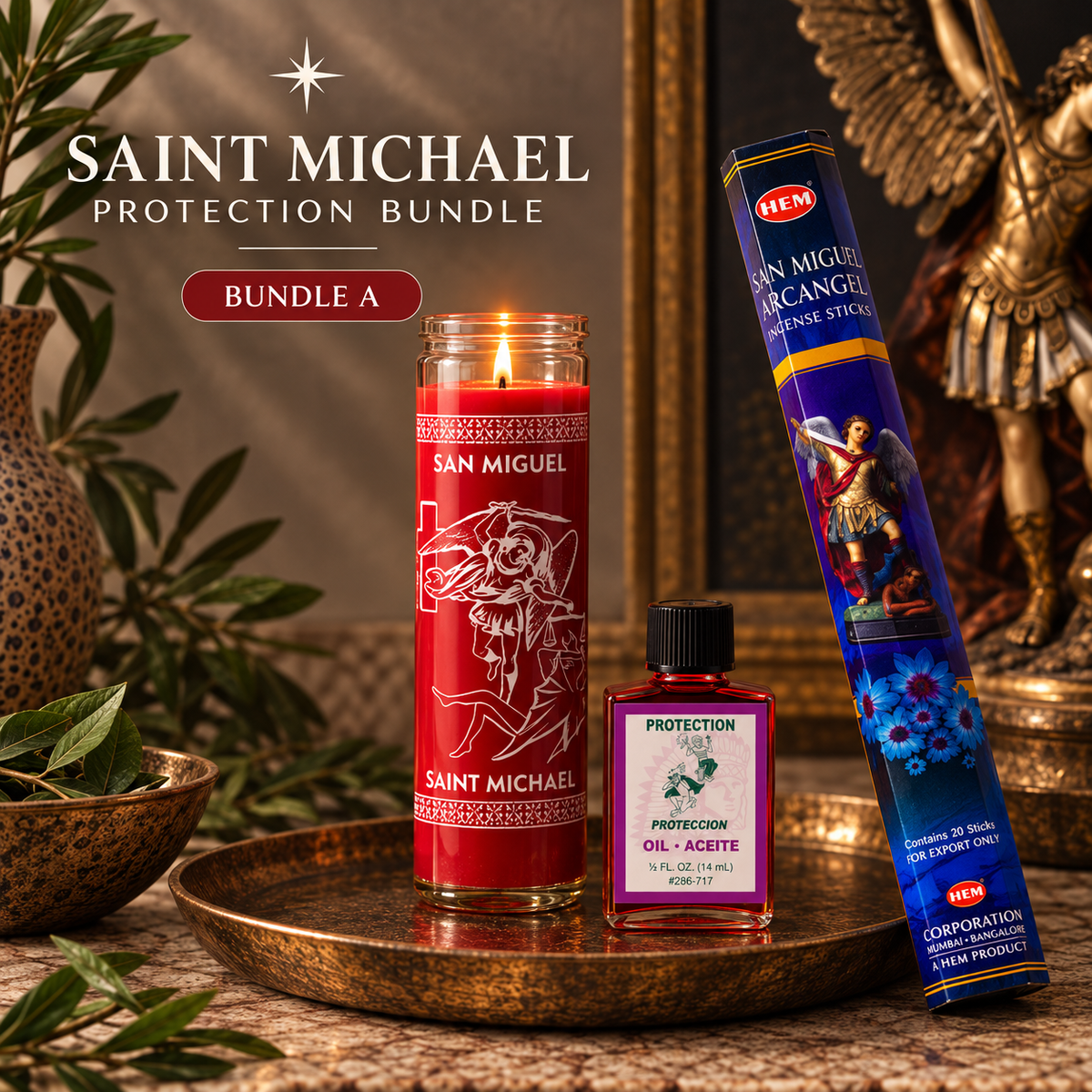 Saint Michael Feast Day Bundle | Spiritual Protection Ritual Set
