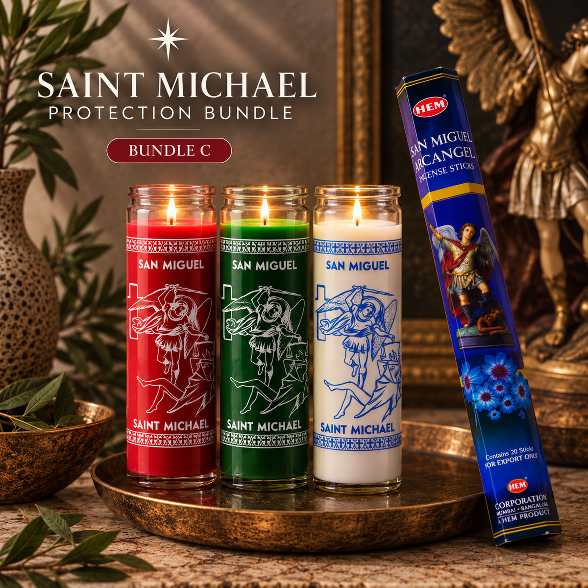 Saint Michael Feast Day Bundle | Spiritual Protection Ritual Set