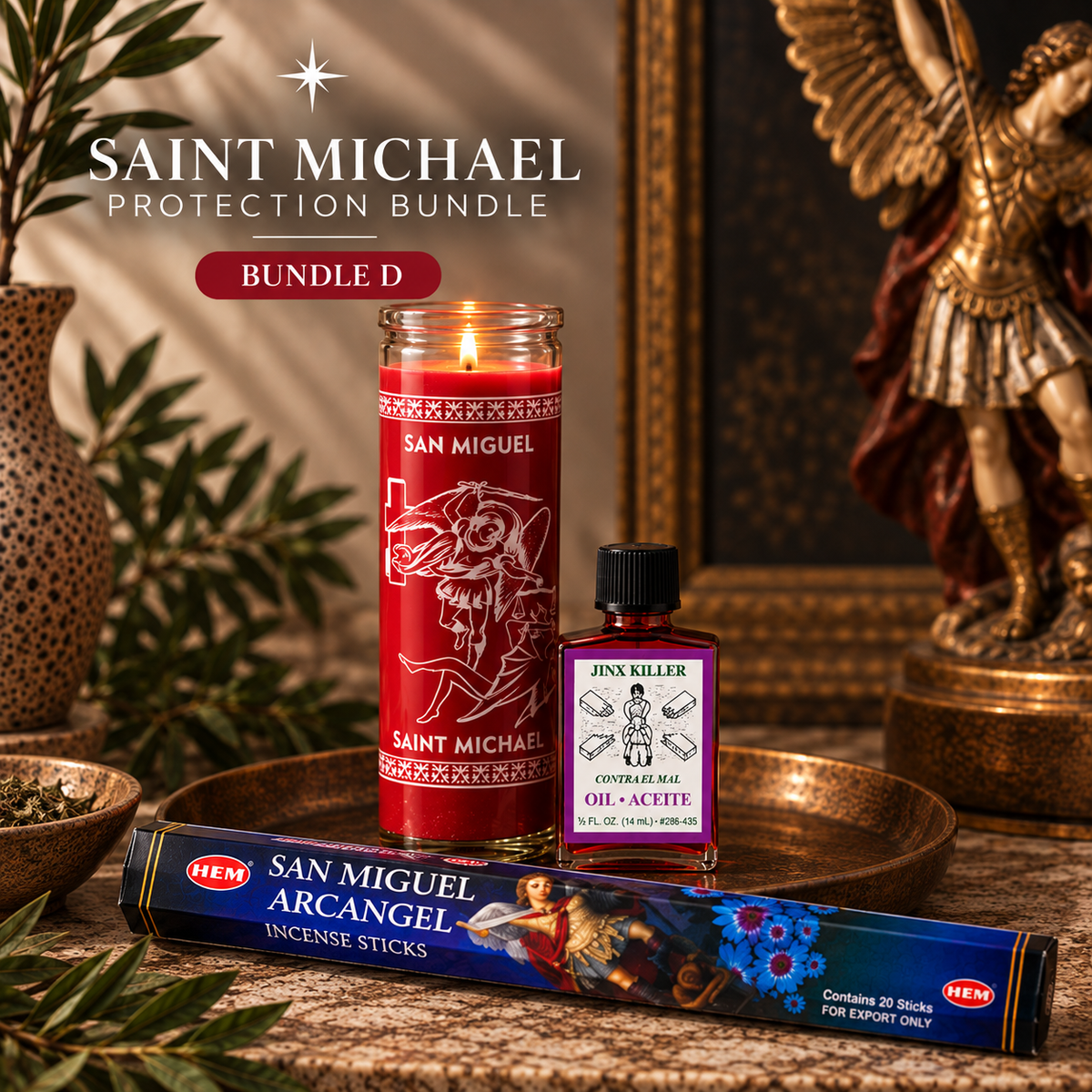 Saint Michael Feast Day Bundle | Spiritual Protection Ritual Set