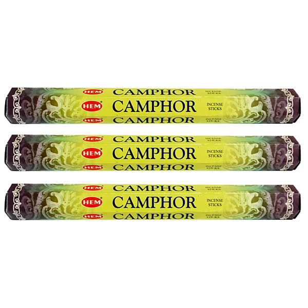 Camphor Hem 20 Sticks for destroying all kinds of negative entities, spiritual cleansing and to stimulate psychic sight.