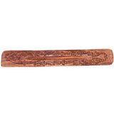 Carved Wood Boat Incense Burner 10" | Shop Cosmic Healing