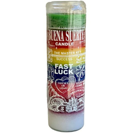 Fast Luck 7 Color Candle | Shop Cosmic Healing