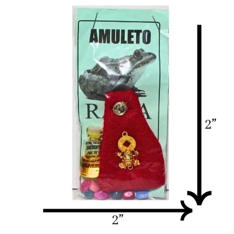 Kikker van Fortuin Amulet (Amuleto Costalito Ranita De La Fortuna)