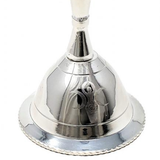 Campana de Altar Plateada Diosa de la Tierra 3"