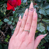 Gouden boze oog ring