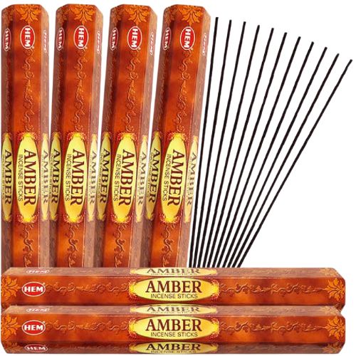 Incienso Ambar de HEM 20 Varitas - Shop Cosmic Healing