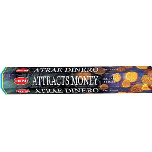 Attracts Money HEM Incense 20 Sticks (Incienso Atrae Dinero) to attract prosperity, good fortune