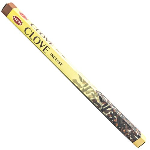 Incienso HEM Clavo 8 Varitas | Shop Cosmic Healing