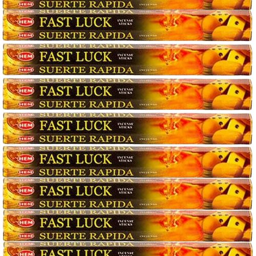 Hem Fast Luck Incense Sticks 20gr | Shop Cosmic Healing