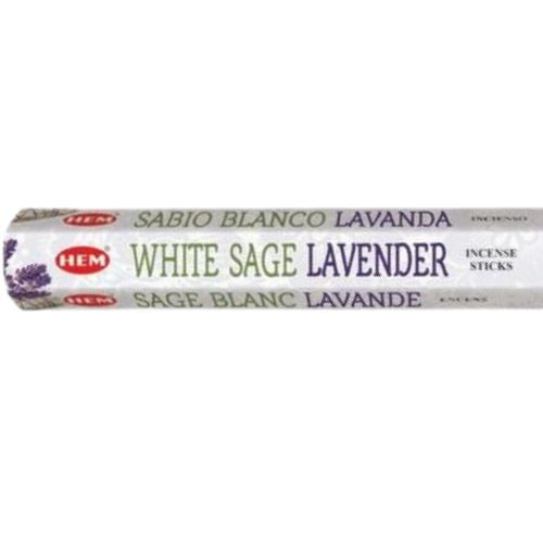 Salvia blanca y lavanda HEM, 20 unidades (Sabio Blanco Lavanda Incienso) para purificar, refrescar y reiniciar