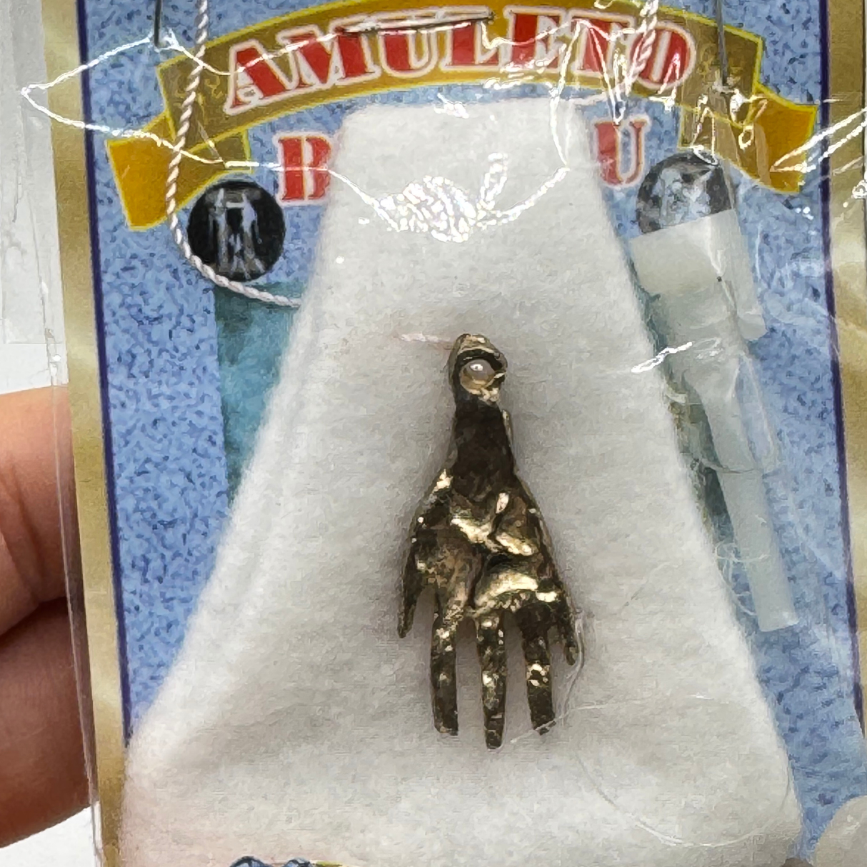 Het krachtigste handamulet (Amuleto Resguardo de La Mano Poderosa) - Wit voor kracht, vrede en geluk