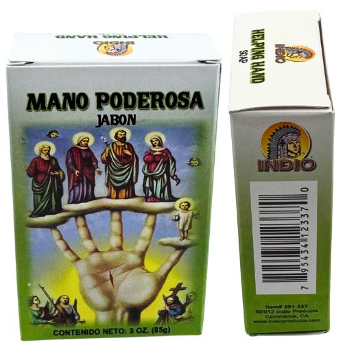 Helping Hand Bar Soap 3 oz (Jabón Mano Poderosa) Assists in all matters especially during legal cases