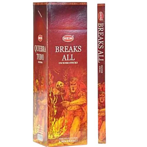 Breaks All HEM Incense 8 Sticks (Incienso Quiebra Todo) to break all jinxes and hexes that may be holding you back