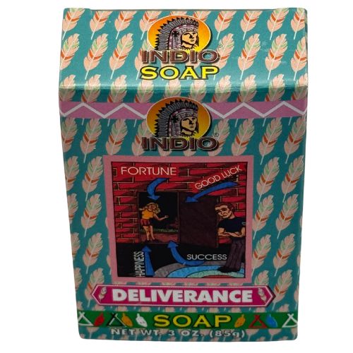 Indio Deliverance Bar Soap 3 oz. (Jabón de Deliverancia 3 oz) freedom, breakthrough, spiritual liberation