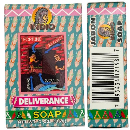 Indio Deliverance Bar Soap 3 oz. (Jabón de Deliverancia 3 oz) freedom, breakthrough, spiritual liberation