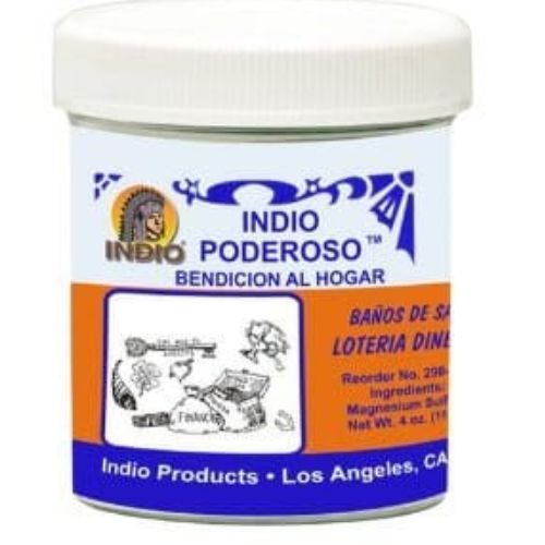 Indio Money Drawing Bath Salt 4oz- to attract money in a short amount of time, solve money problems