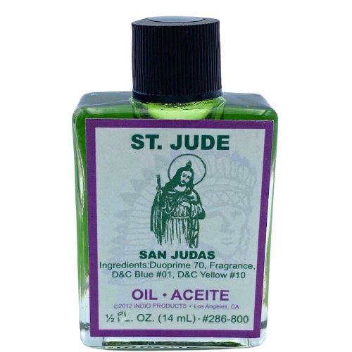 Indio Saint Jude Oil 1/2 fl. oz (Aceite Espiritual San Judas Tadeo) when you have a difficult case or problem