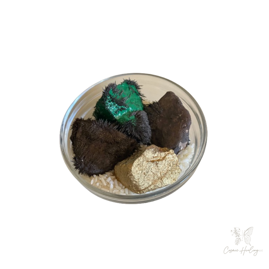 Magnetic Lodestone (Piedra Iman Verde) -Green to bring prosperity