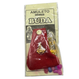 Lucky Buddha Amulet Sachet Gambler's Hand- Red