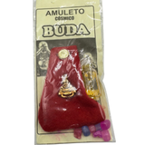 Lucky Buddha Amulet Sachet Gambler's Hand- Red