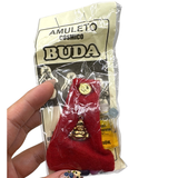 Lucky Buddha Amulet Sachet Gambler's Hand- Red