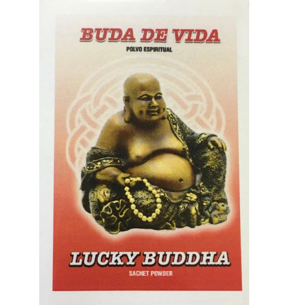 Lucky Buddha Sachet Powder 1/2oz for courage, protection, and tame difficult temperaments (Copy)