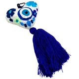 Mexican Evil Eye Tassel Charm 4"