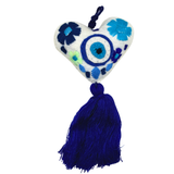 Mexican Evil Eye Tassel Charm 4"