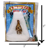 Het krachtigste handamulet (Amuleto Resguardo de La Mano Poderosa) - Wit voor kracht, vrede en geluk