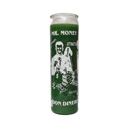 Mr. Money 7 Day Candle Green - Shop Cosmic Healing