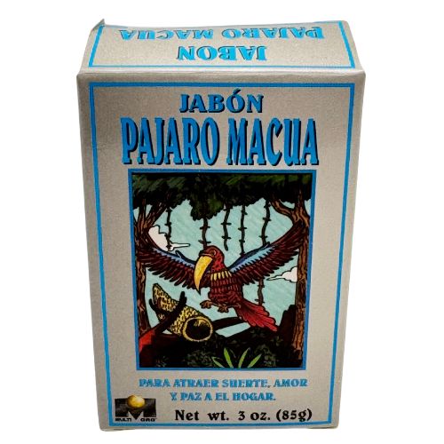 Multi Oro Macaw Bird Soap 3oz (Jabón del Pájaro Macua) to Attract good Luck, prosperity, opportunities, ETC
