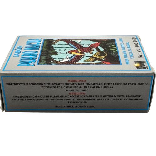 Multi Oro Macaw Bird Soap 3oz (Jabón del Pájaro Macua) to Attract good Luck, prosperity, opportunities, ETC