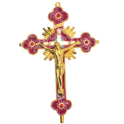 gold standing crucifix | Shop Cosmic Healing